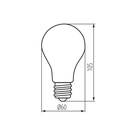 Ampoule LED XLED A60 E27 7W Lumière jaune