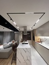 Profilé rail magnétique LED 20W lumière naturelle 48V pour design élégant à Dakar