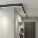 Système de Rail 48V de Surface Suspendu 3 Phases noir 2M