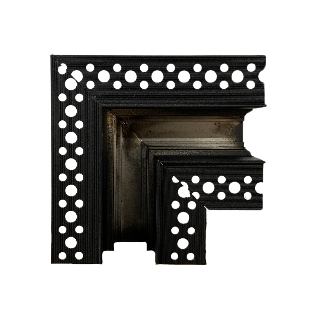 connecteur angle 90° pour rail magnétique 48V noir enduit