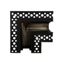 connecteur angle 90° pour rail magnétique 48V noir enduit