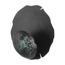 Applique murale Aura en métal noir motif diamond beach