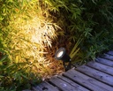 Projecteur de jardin GU10 en aluminium noir étanche IP65