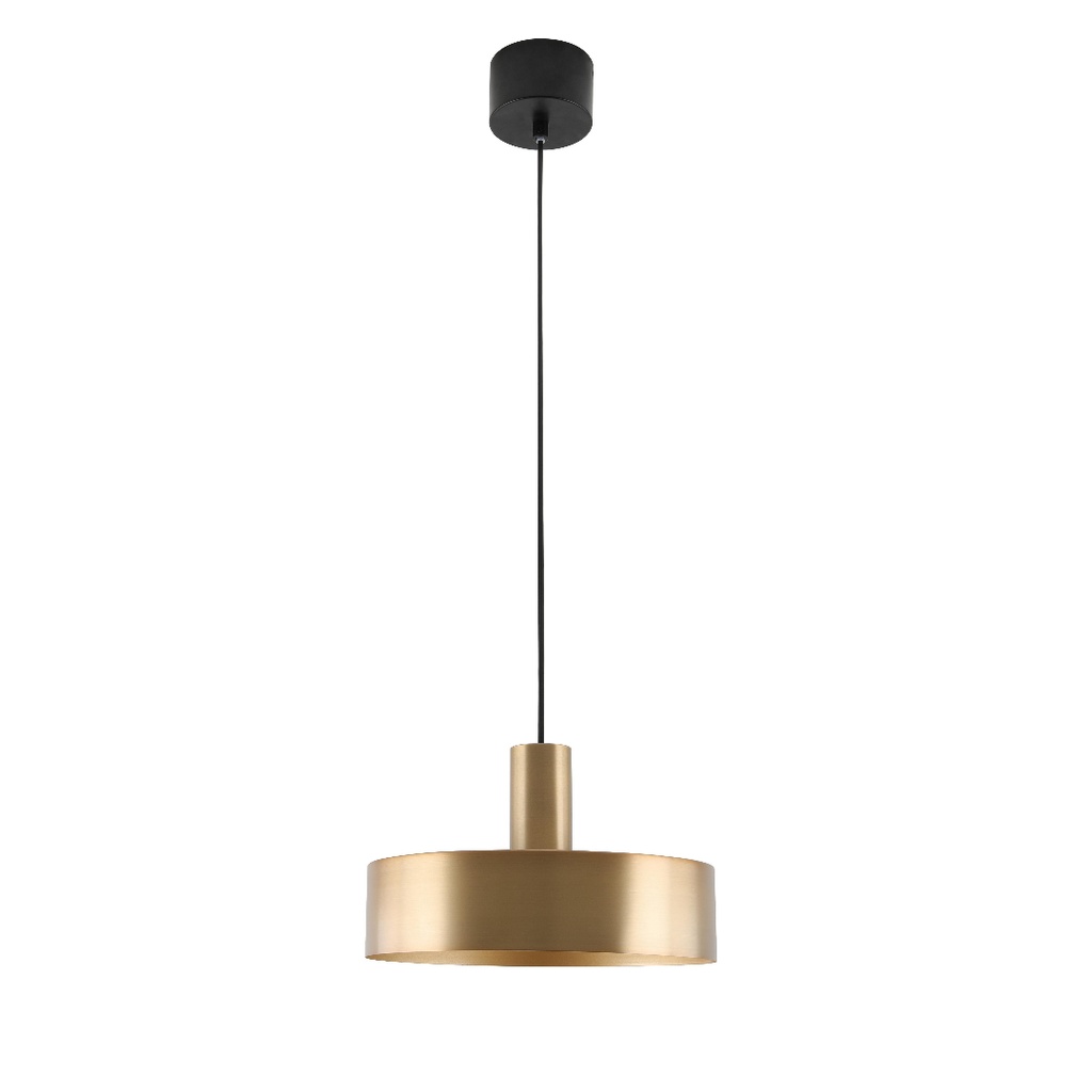 BRASS+MATT BLACK+GOLDEN INSIDE 1*E27 220V 1.5M PVC CABLE