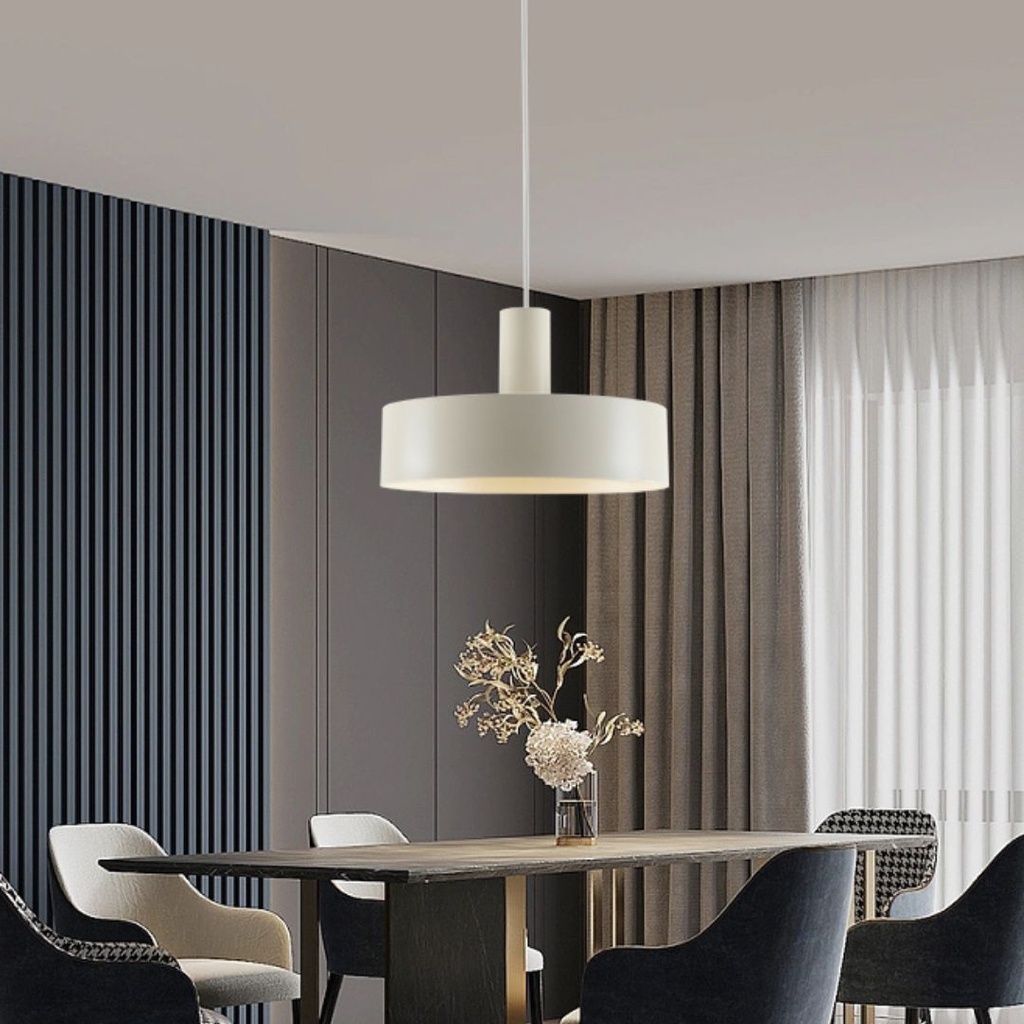 Suspension Torino en métal beige