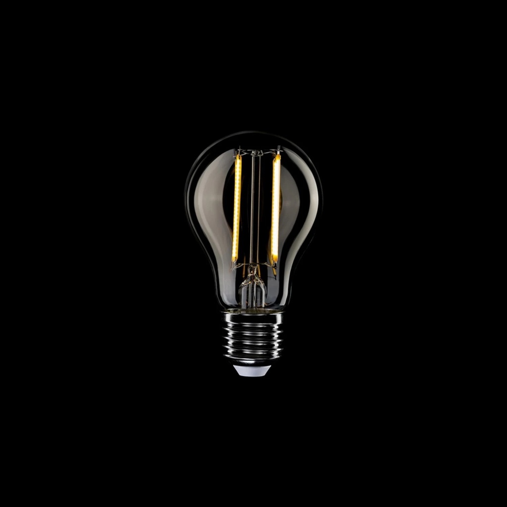 AMPOULE VERRE TRANSPARENT E27 9W 1200lm 2700K DIMMABLE INVISIBLE FILAMENT DROIT ECOLED