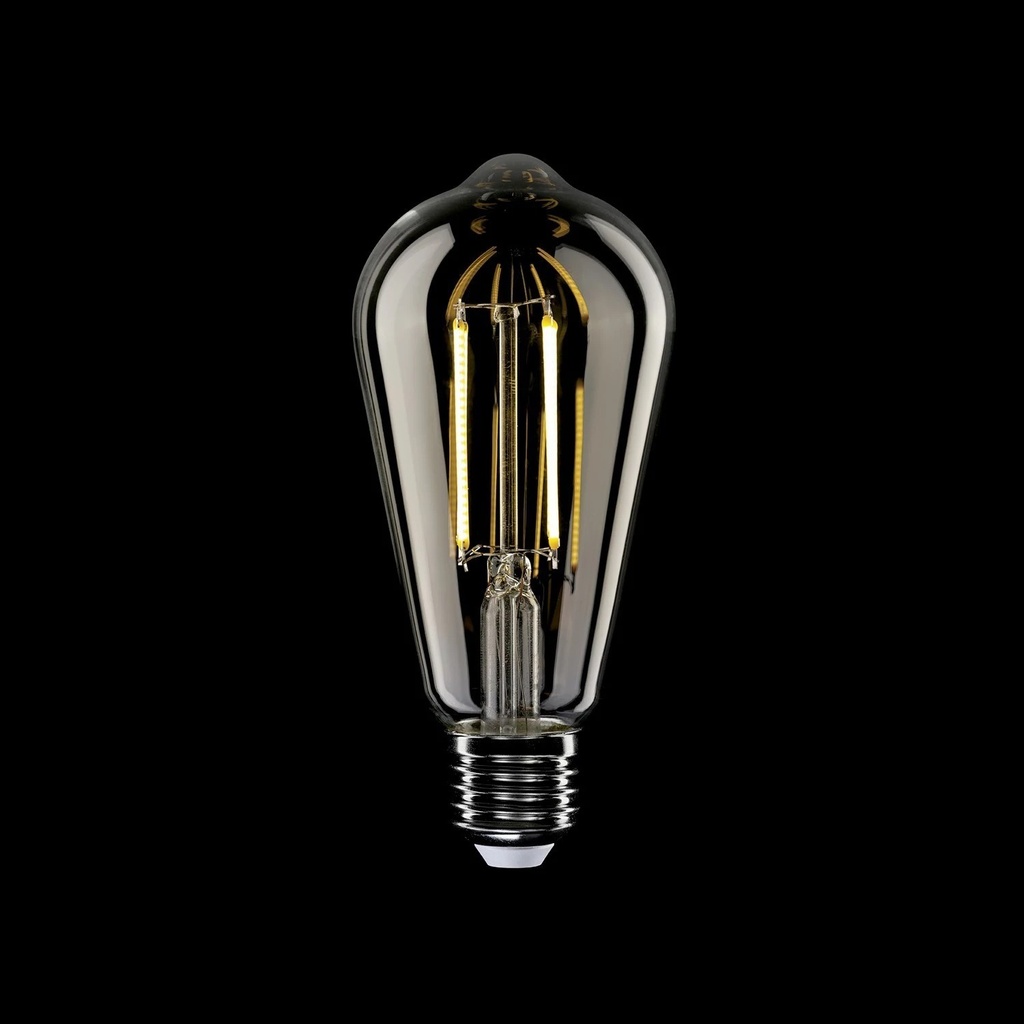AMPOULE VERRE TRANSPARENT E27 9W 1200lm 2700K DIMMABLE INVISIBLE FILAMENT DROIT ECOLED