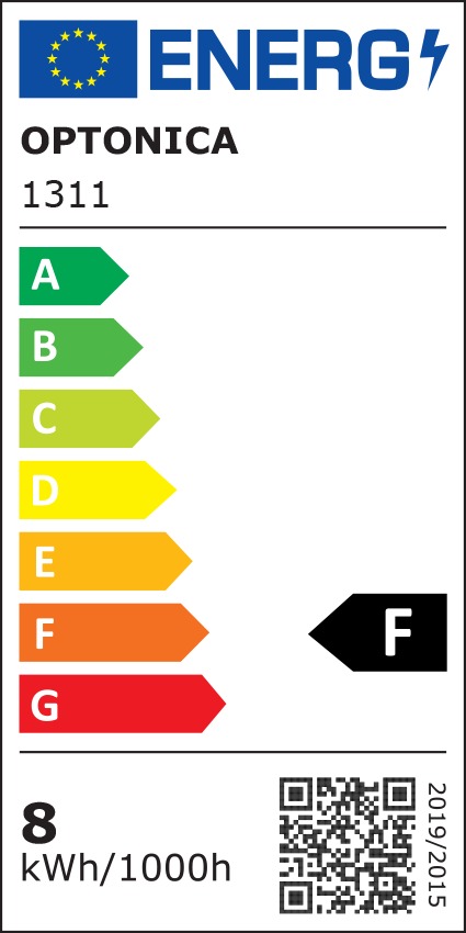 Ampoule LED filament E27 A60 8W verre transparent Lumière Jaune