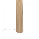 MARIUS - Lampadaire en bois naturel avec abat-jour en coton