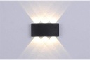 Applique murale LED extérieure 6W noir étanche