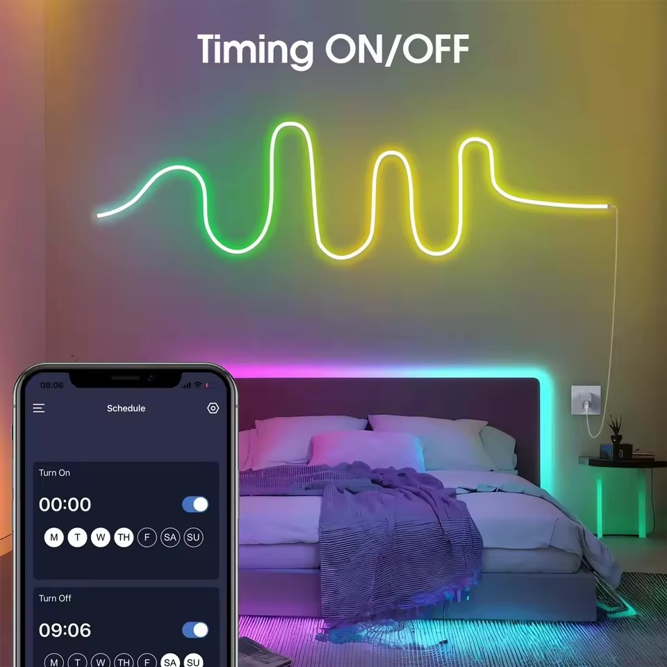 WITH REMOTE PLUG 8w RGBIC-In Set-5V