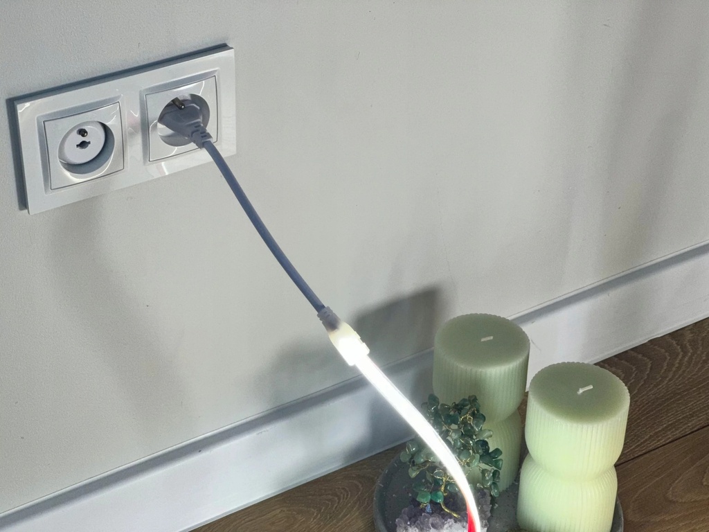 Connecteur de câble pour bande lumineuse 220V