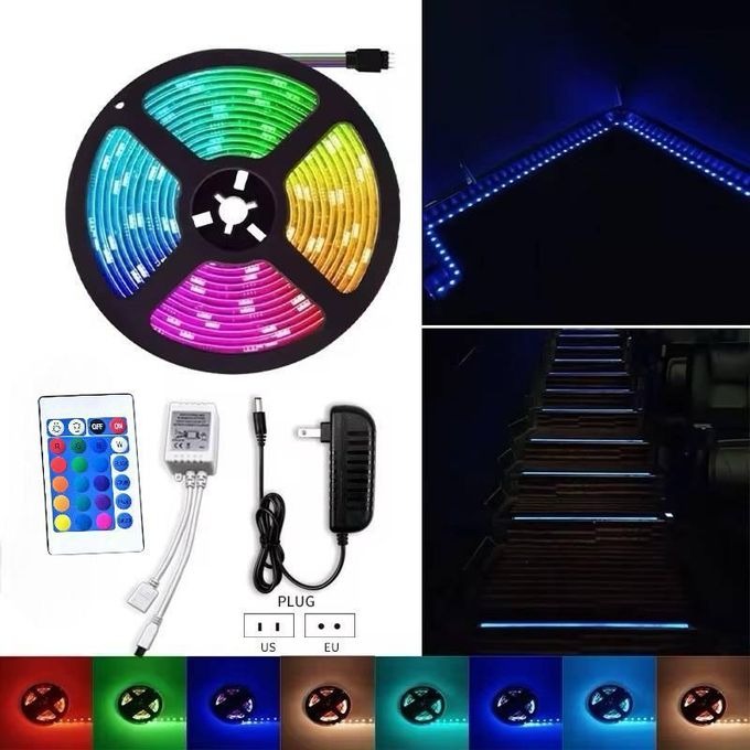 Kit de Ruban Led 5m RGBIC flexible 8W/m étanche IP65 Lumière blanche 24V