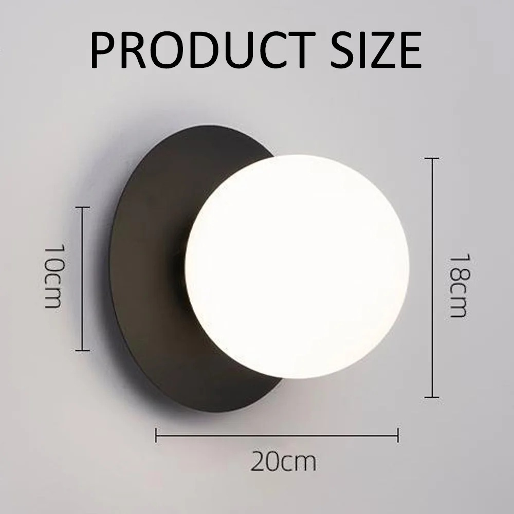 Applique murale Parma en métal noir