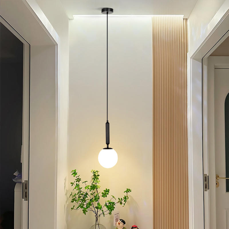 Suspension Tara en metal noir