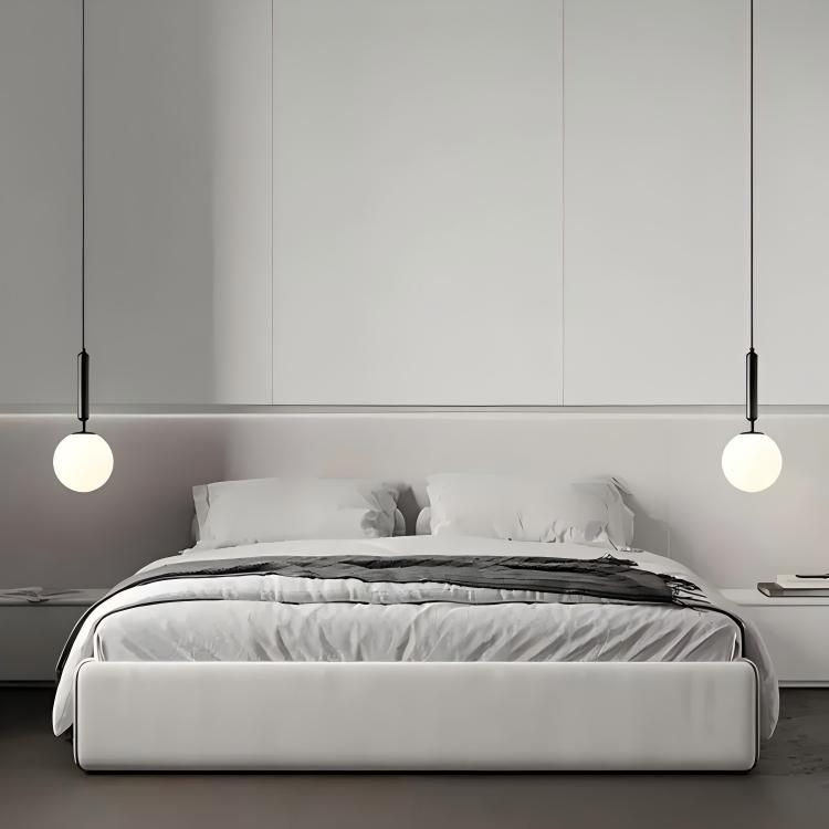 Suspension Tara en metal noir