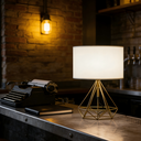 Lampe de table 25*40cm E27 sans ampoule