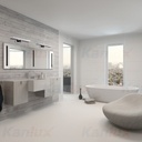 Exposition de l'applique pour usage salle de bain, disponible sur Dakar, Sénégal
