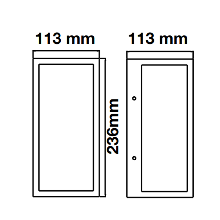 Applique 1 x E27 Verre transparent blanc mat 