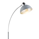 ANITA - Lampadaire en métal gris chrome H155