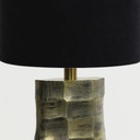 GWENDO - Lampe à poser en métal bronze antique H36 cm