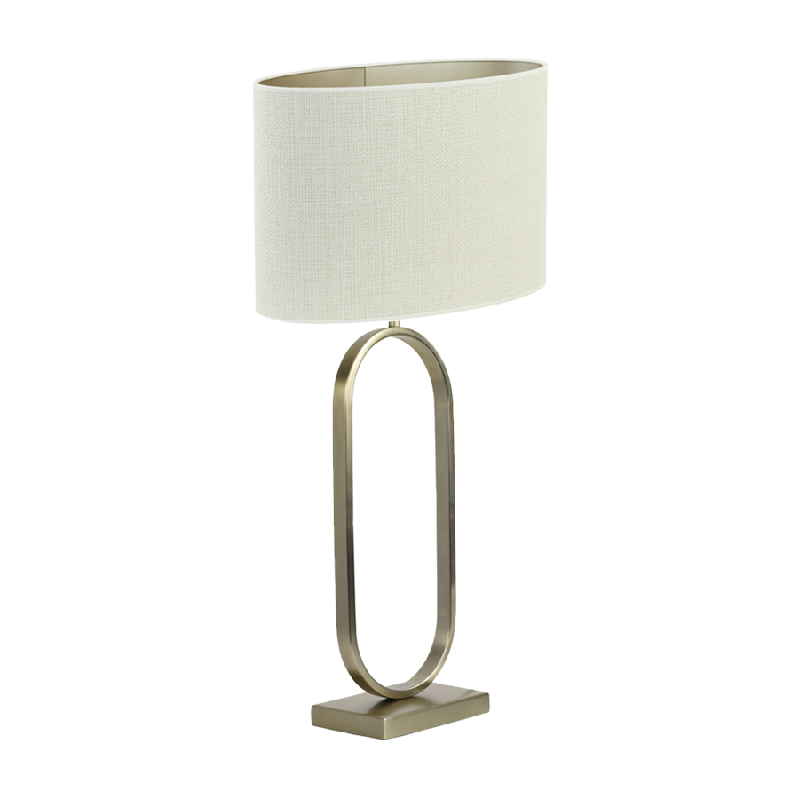 JAMIRI - Lampe à poser en métal doré H55 cm