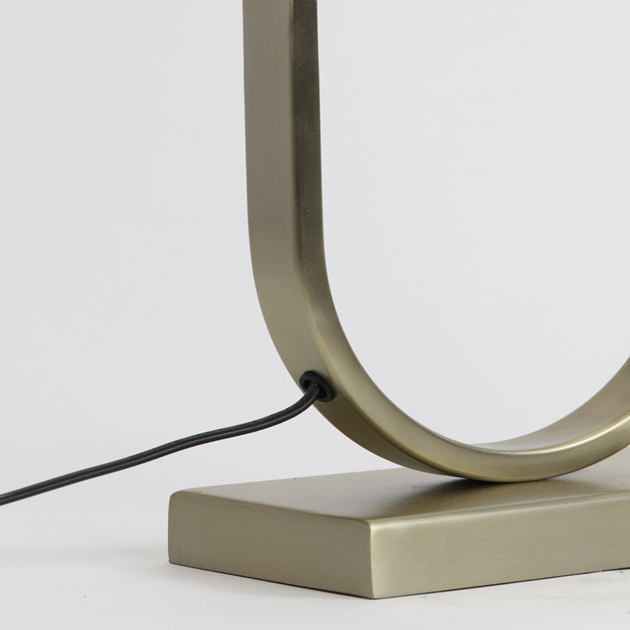 JAMIRI - Lampe à poser en métal doré H55 cm
