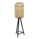 ALIFIA - Lampadaire en bambou naturel H140 cm