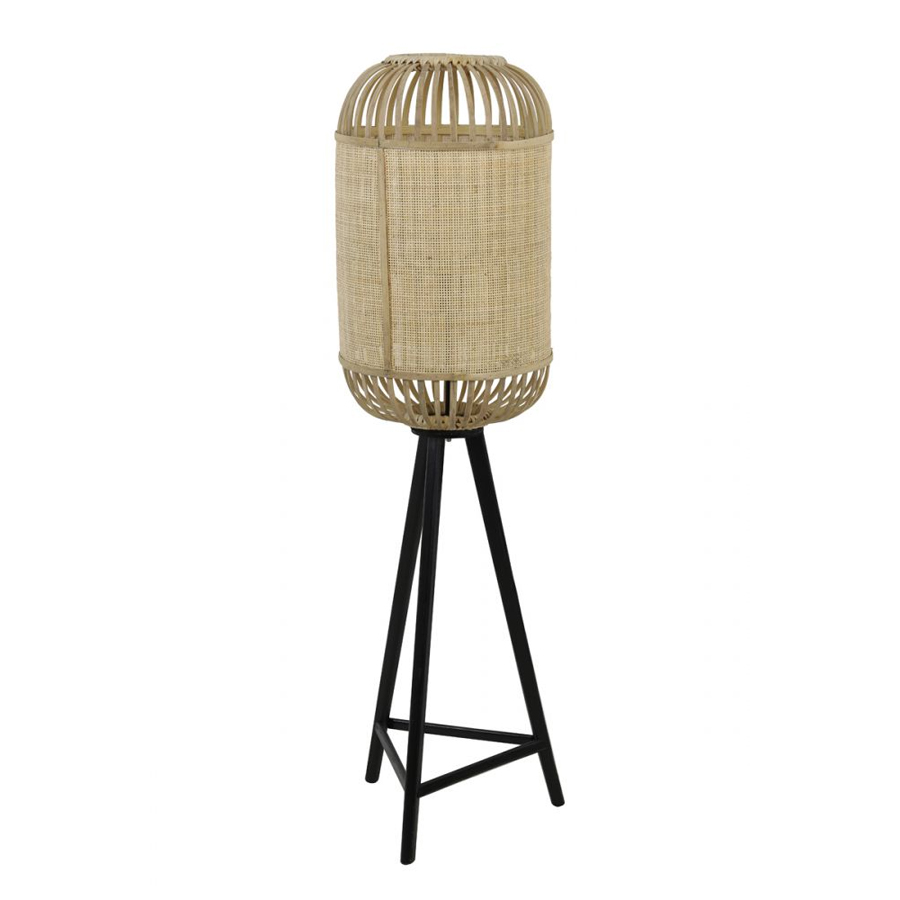 ALIFIA - Lampadaire en bambou naturel H140 cm