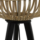 ALIFIA - Lampadaire en bambou naturel H140 cm