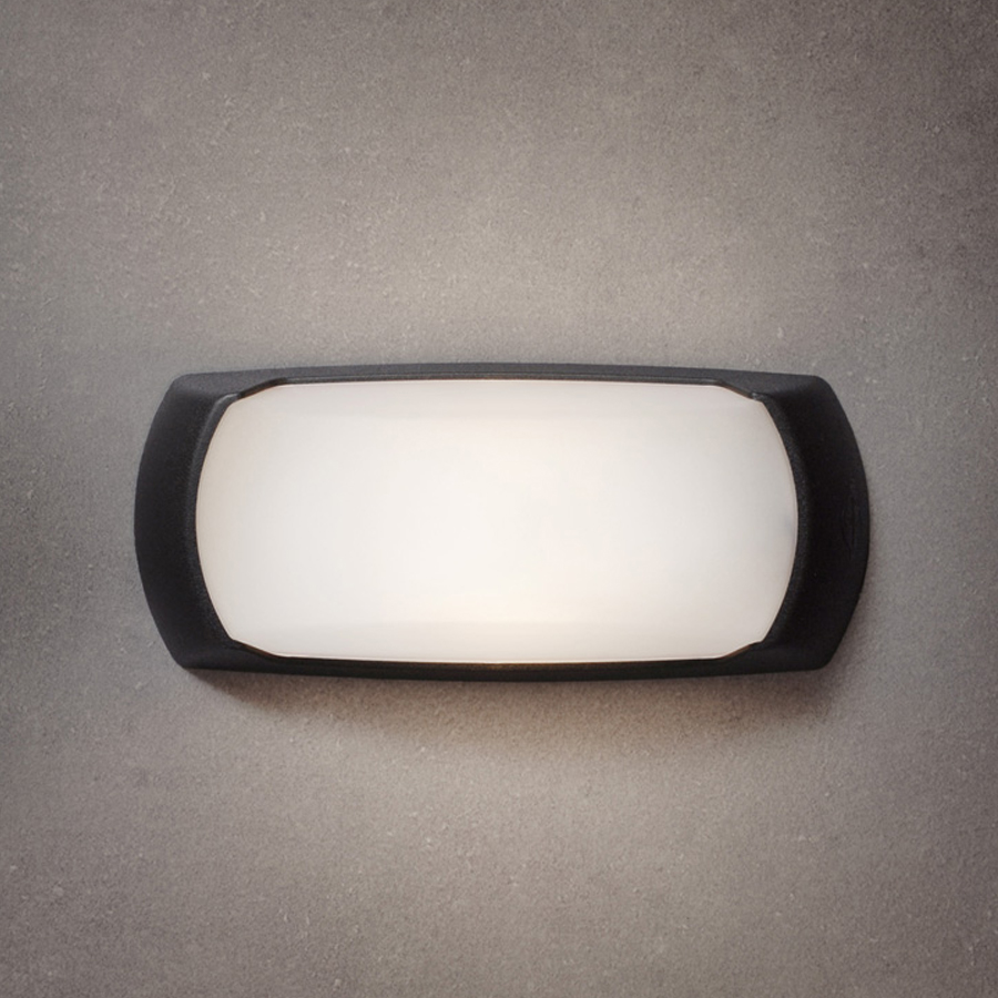 Applique d'Extérieur Francy Ouvert Diffuseur Résine PMMA Noir IP66 Dakar, Sénégal