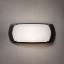 Applique d'Extérieur Francy Ouvert Diffuseur Résine PMMA Noir IP66 Dakar, Sénégal
