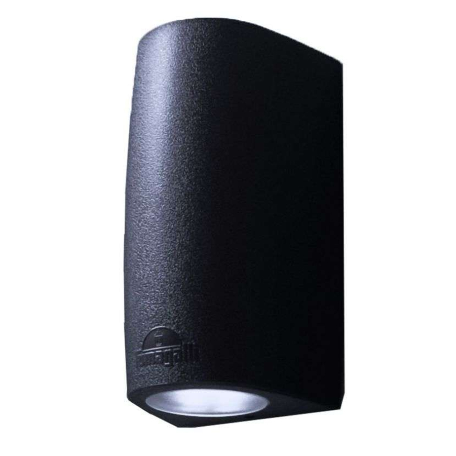 Applique Marta 90 Up & Down Résine Noire Verre Opale GU10 IP55 Dakar, Sénégal