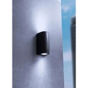 Applique Murale Moderne Marta 90 Up & Down Résine Noire avec Diffuseur Opale GU10 IP55 Dakar, Sénégal