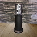 Lampadaire d'extérieur Garonne Aluminium Anthracite Verre Transparent IP54 Dakar, Sénégal
