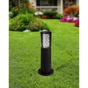 Lampadaire de jardin moderne Carlo Deco 400 GU10 3,5 W Diffuseur opale en résine noire IP55 Dakar, Sénégal