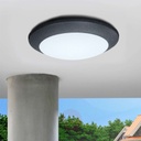 Lampe double LED UMBERTA en résine noire 2xE27 Hublot IP66 avec détecteur de mouvement pour éclairage extérieur Dakar, Sénégal