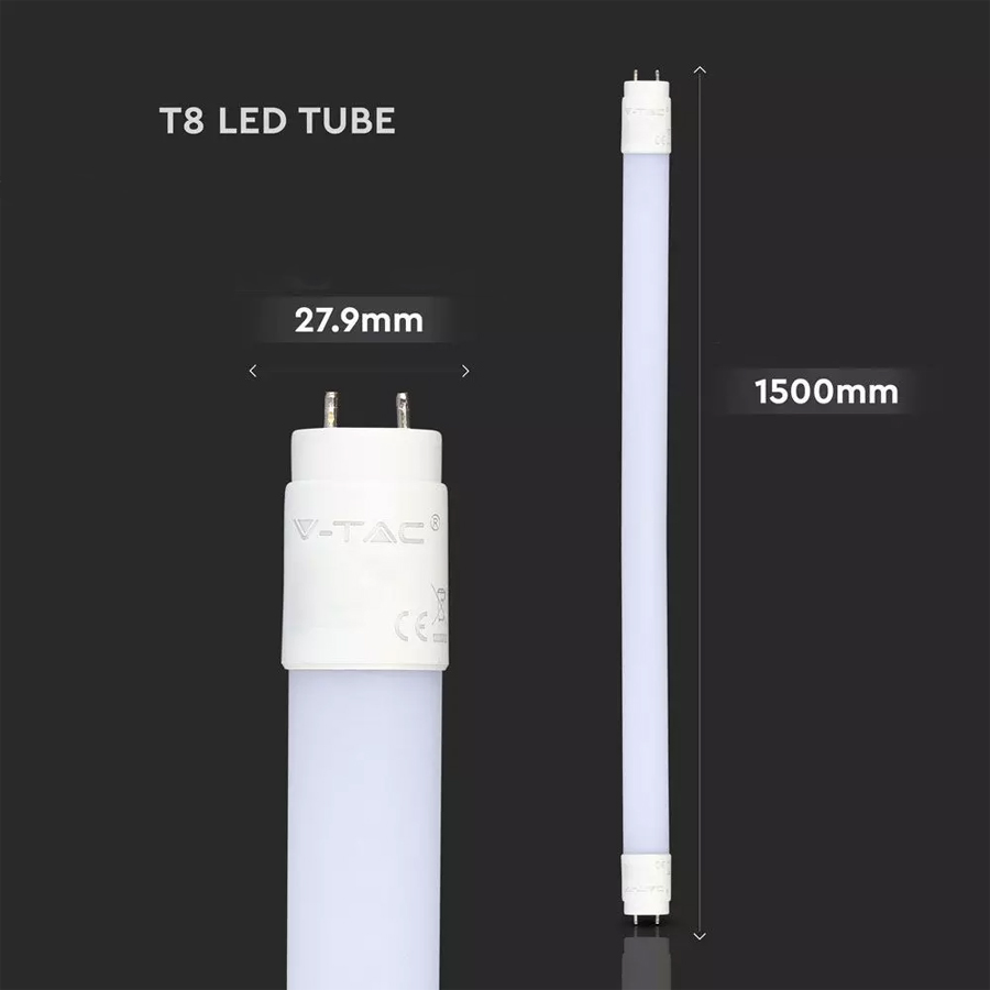 Tube LED T8 G13 22W 120cm Lumière Blanche Naturelle