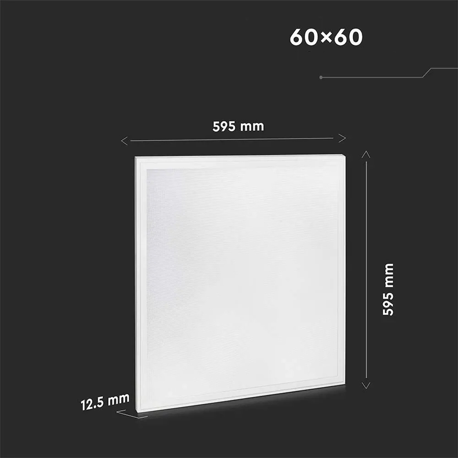 Panel LED 40W 60 x 60 Lumière Blanche Froide
