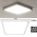 Panneau de surface LED 12W Carré Lumière Blanche Naturelle