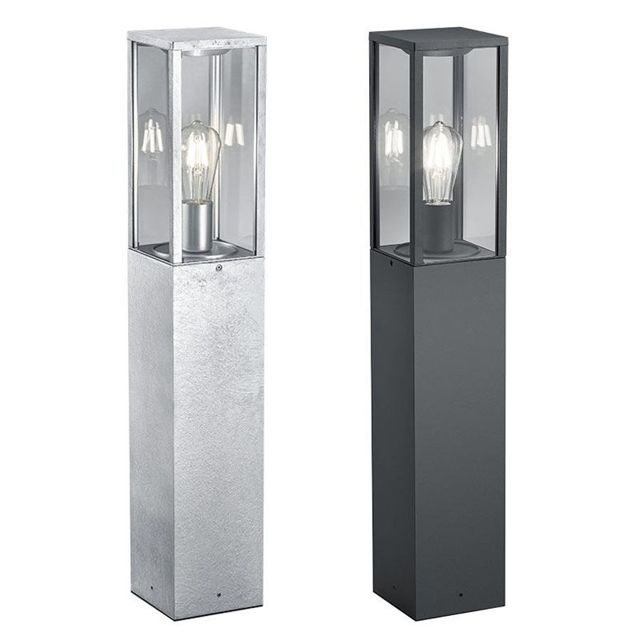 Lampadaire de jardin moderne Garonne Douille E27 Anthracite Aluminium Verre Transparent IP44 Dakar, Sénégal