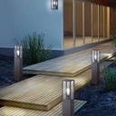Borne de jardin Garonne 60W E27 Anthracite Aluminium Verre Transparent Protection IP44 Dakar, Sénégal