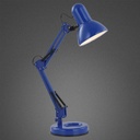 Lampe à poser Famous en plastique et métal rouge en fonctionnement, Dakar, Sénégal