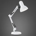 Lampe à poser Famous en plastique et métal blanc, Dakar, Sénégal