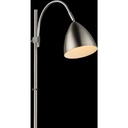 ARCHIBALD - Lampadaire en plastique et métal nickel chrome H156
