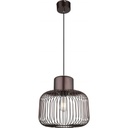 AKIN - Suspension en métal bronze et marron Ø32