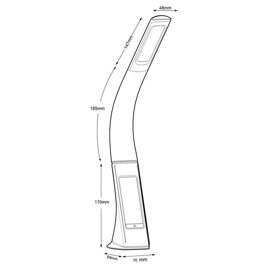 Schéma de la lampe à poser, disponible sur Dakar Sénégal