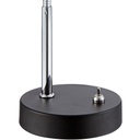 DENIZ - Lampe à poser LED 5W noir, satiné, chromé Lumière Jaune H30