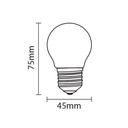 LED BULB E27 G45 6W 480LM 175-265V 6000K