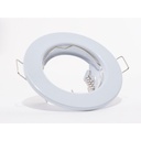 Spot encastré GU10 rond blanc avec ressorts métalliques, diamètre 8 cm - Dakar, Sénégal